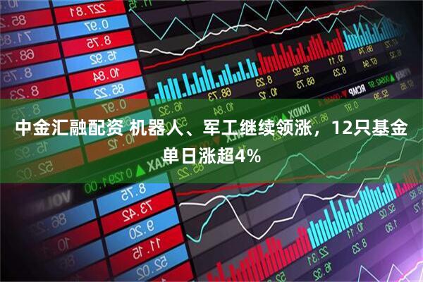 中金汇融配资 机器人、军工继续领涨，12只基金单日涨超4%