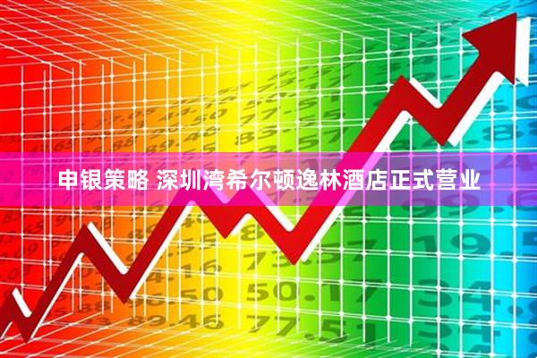 申银策略 深圳湾希尔顿逸林酒店正式营业